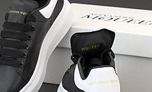 Жіночі кросівки Alexander McQueen HI Black. Чорні. ТОП Репліка ААА класу., фото 2