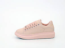 Жіночі кросівки Alexander McQueen HI Black. Чорні. ТОП Репліка ААА класу., фото 2