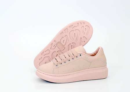 Жіночі кросівки Alexander McQueen HI Black. Чорні. ТОП Репліка ААА класу., фото 2
