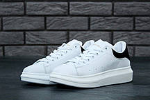 Чоловічі кросівки Alexander McQueen HI Black. Чорні. ТОП Репліка ААА класу., фото 2