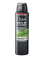 DOVE Men+Care Антиперспірант-дезодорант аерозоль Свіжість мінералів і шавлії 150 мл