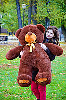 Плюшевий ведмедик плюшевий мішка м'яка іграшка Вєтлі 130 см Шоколадний, фото 5