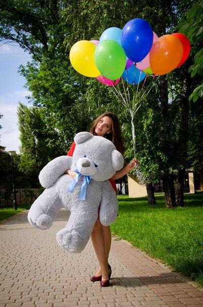 Плюшевий ведмедик М'яка іграшка Ветли 130 см Сірий