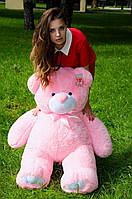Плюшевый мишка мягкая игрушка Ветли 130 см Розовый