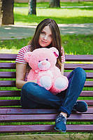 Плюшевий ведмедик плюшевий мішка м'яка іграшка Бойд 70 см Рожевий, фото 3