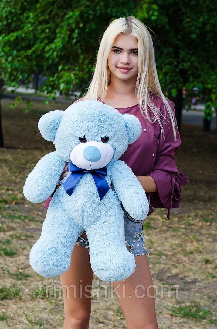 Плюшевий ведмедик плюшевий мішка м'яка іграшка Рафаель 80 см Блакитний