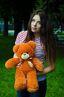 Плюшевий ведмедик м'яка іграшка Рафаель 50 см Карамельний, фото 3