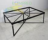 Стіл металевий великий для бару 1400х1400х400мм Kompred OL352, фото 4