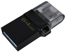 Флеш-драйв Kingston 64 GB, OTG, USB 3.0 / microUSB (DTDUO3G2 / 64GB)