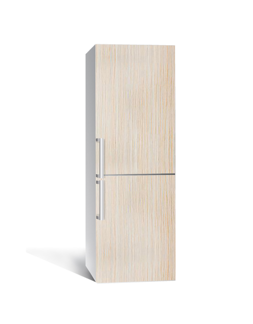 Наклейка на холодильник Ніжне світло дерево дошка (плівка ПВХ фотодрук) 60*180см Текстури Бежевий, фото 1