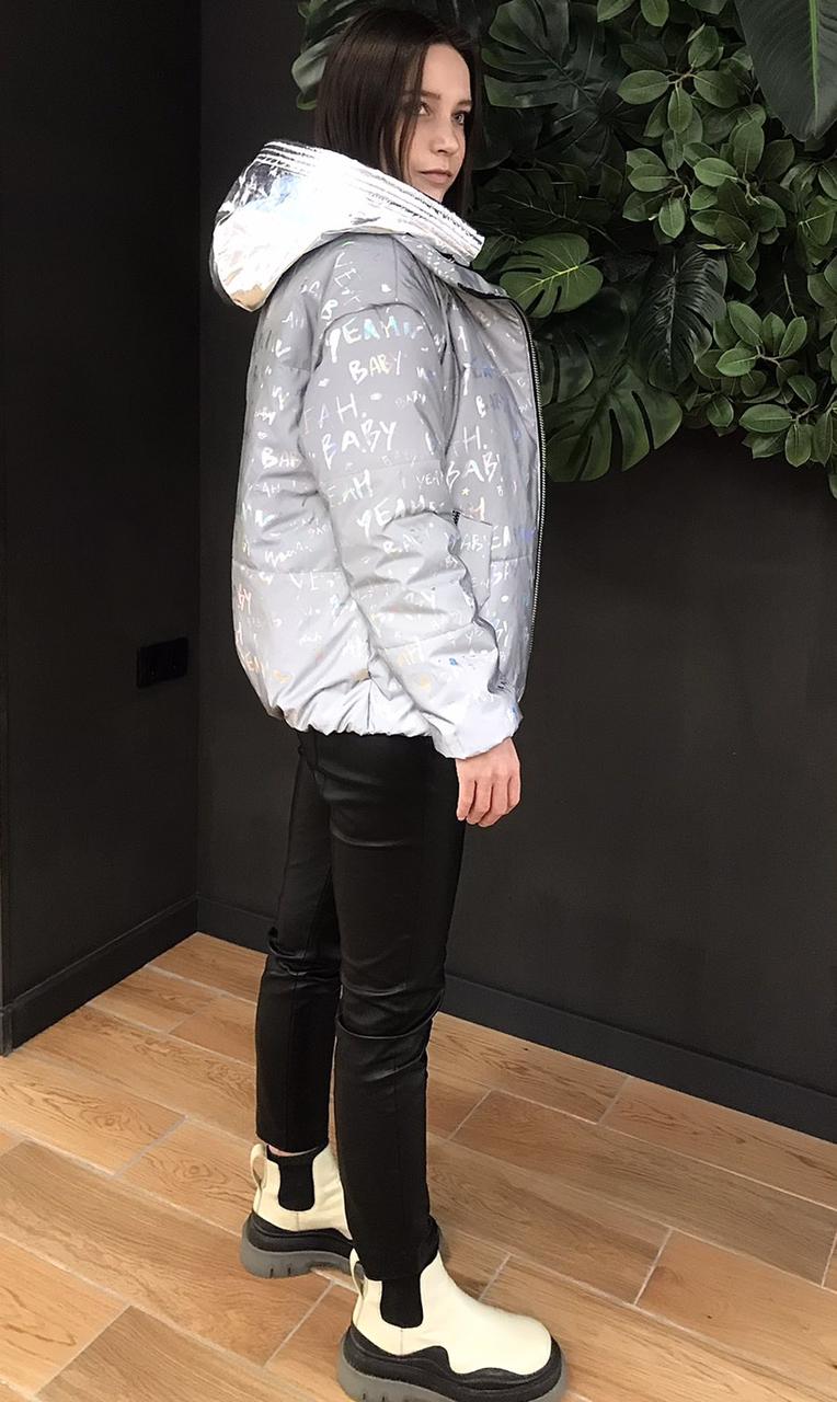 Світловідбивна куртка-жилетка для дівчинки зріст 140-146