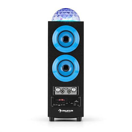 Портативна Аудіо система колонка караоке auna DiscoStar Green bluetooth reproduktor, Німеччина, фото 2