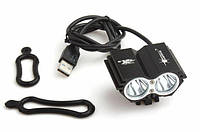 Фара сова SOLARSTORM CREE XM-L2 USB/8.4в 1600люмен велофара УСБ 2 диод