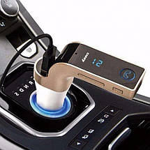 Автомобільний Фм fm трансмітер модулятор авто mp3 з bluetooth Car G7(FG), фото 2