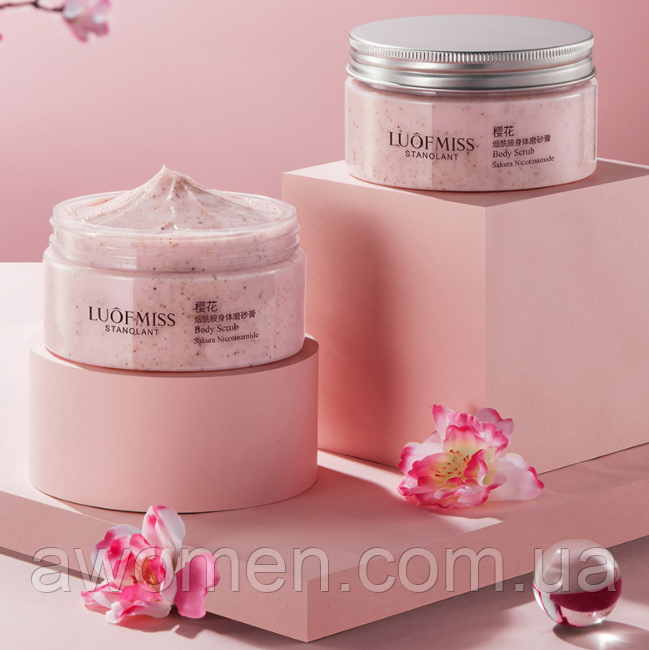 Скраб для тіла Laikou Peach з екстрактом персика та азійських центеллой 100 g