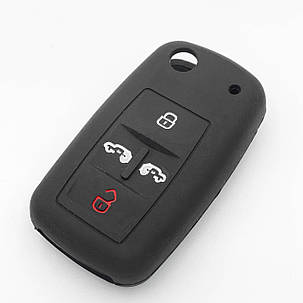 Силіконовий чохол для ключа VW PASSAT B7, TOURAN 4 кнопки, фото 2