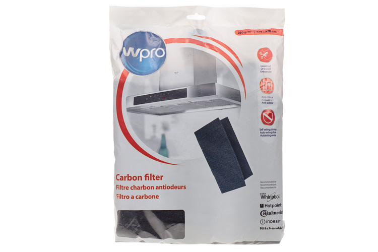 Вугільний фільтр 470x970mm Whirlpool 484000008525 (універсальний)