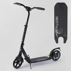 Двоколісний самокат Best Scooter 83716, колеса PU 20см, довжина дошки 53 см, 2 амортизатора, в коробці