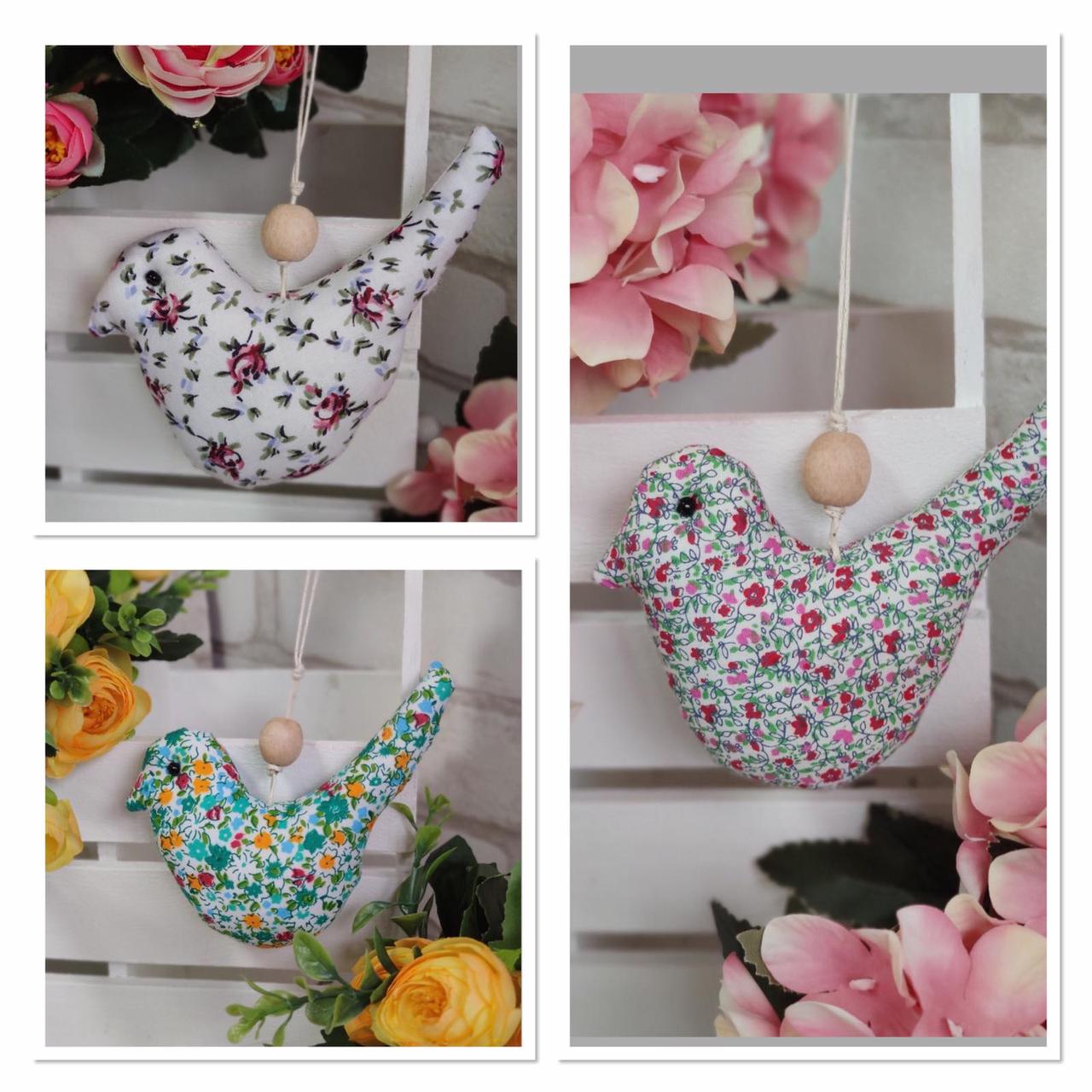 Пташки великодні ручної роботи, h 9,5 см х 11 см, 39/45 грн, фото 1