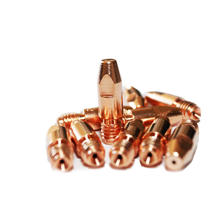 Контактний кінцевик Cu/Alu M8x0,8x30мм для зварювання алюмінію до МІГ МАГ Пальників, фото 1