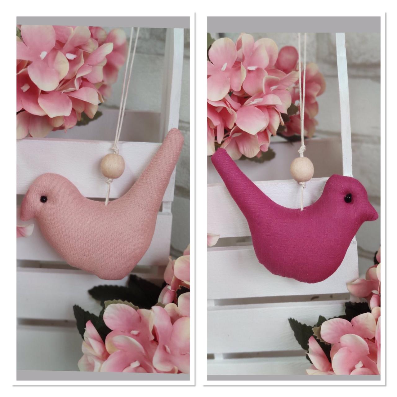 Пташки великодні ручної роботи, h 9,5 см х 11 см, великодній декор, фото 1