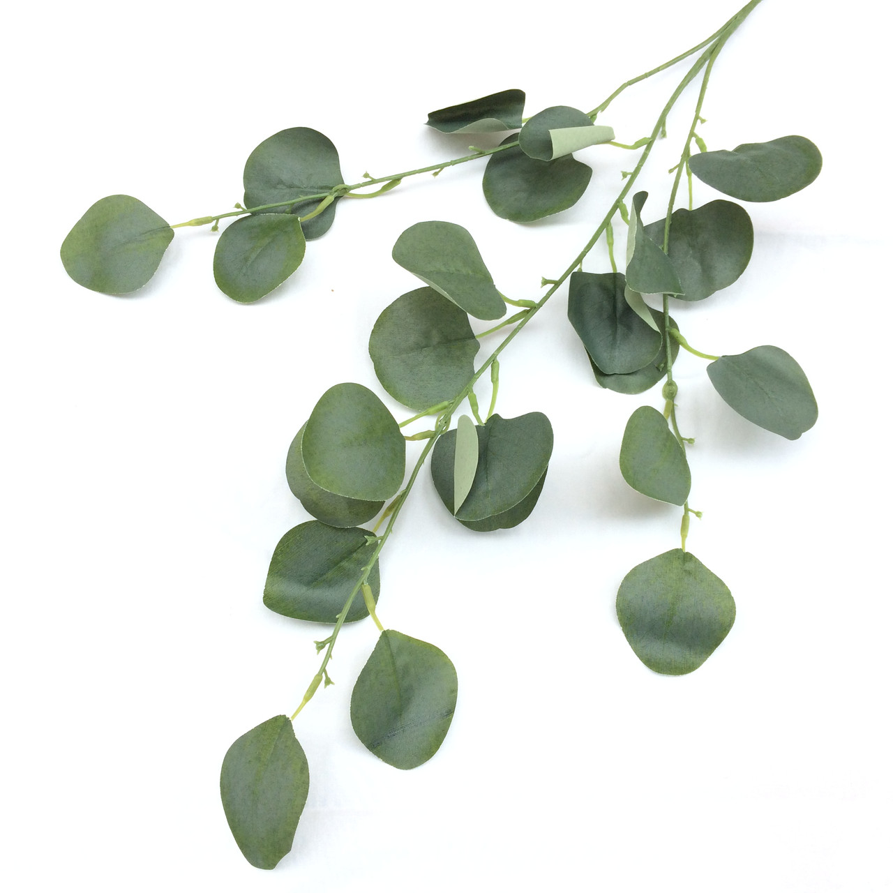 Штучна гілка Евкаліпт, блакитний 88 см, фото 1