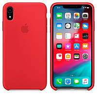 Чехол Silicone Сase для Iphone XR бампер накладка Red