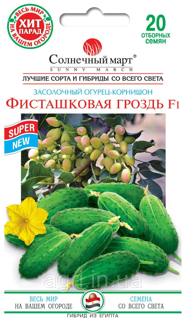 Огірок Фісташкове гроно F1 20шт