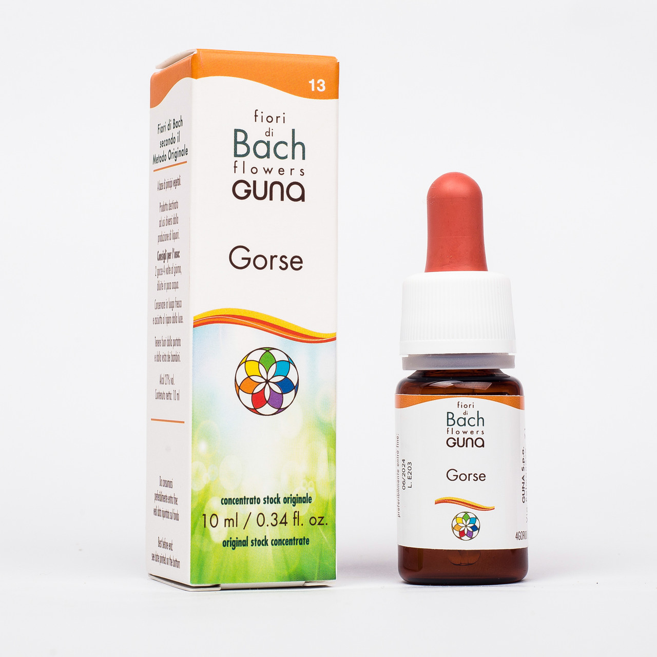 Краплі Баха №13 Gorse (Утесник, Горс). GUNA. Краплі, 10 мл. При почутті безнадійності, при песимізмі