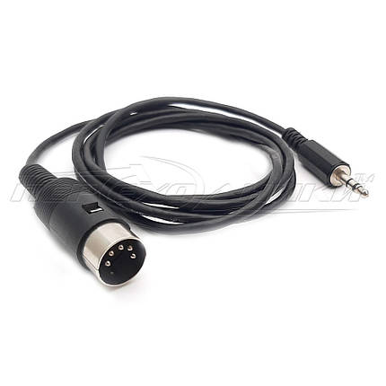 Кабель 5 pin DIN to jack 3.5 mm, на екрані , 10 м, фото 2
