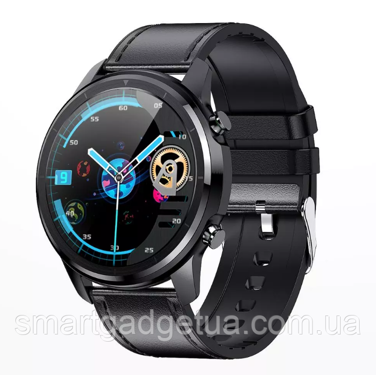Розумний смарт годинник Smart Watch Lemfo LF26 Чорний. З Тонометром Пульоксиметром Android 4.4 iOS 8