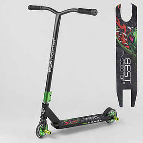 Самокат трюковий Best Scooter , ПЕГІ, алюмінієвий диск, фото 3