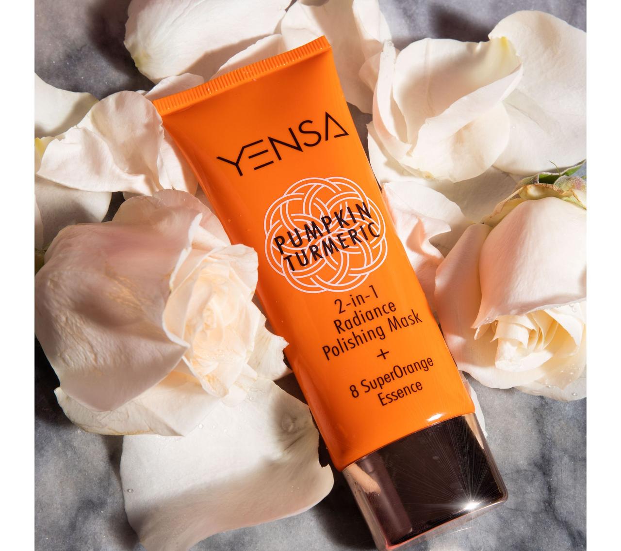 Маска для эксфолиации и сияния кожи Yensa Pumpkin Turmeric 2-in-1 Radiance Polishing Mask 70 г - фото 6 - id-p1347951110