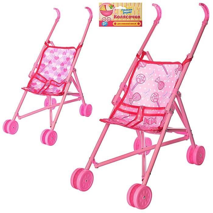 Коляска тростинка для ляльок (886/0881/M0348U), фото 1