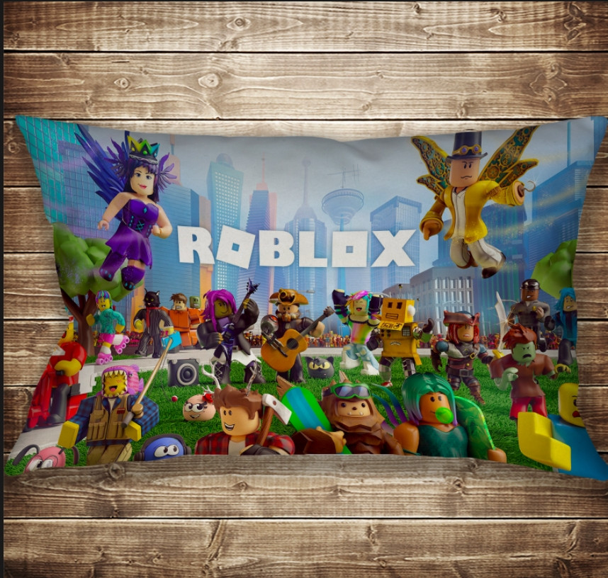 Подушка 50х70 см. c 3D принтом ROBLOX