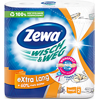 Бумажные полотенца Zewa Wisch Weg Design +60%, 2 рулона