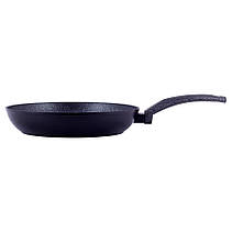 Середня сковорідка 28 см Black marble з алюмінію для індукції, кераміки і газу, фото 5