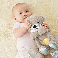 Ночник Fisher Price Сказочные сны выдрёнка дышит Soothe Snuggle Otter