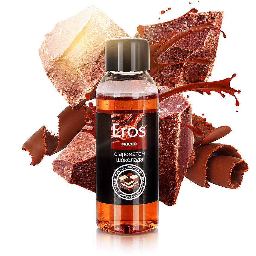 Масло масажне EROS TASTY (з ароматом шоколаду) флакон 50 мл
