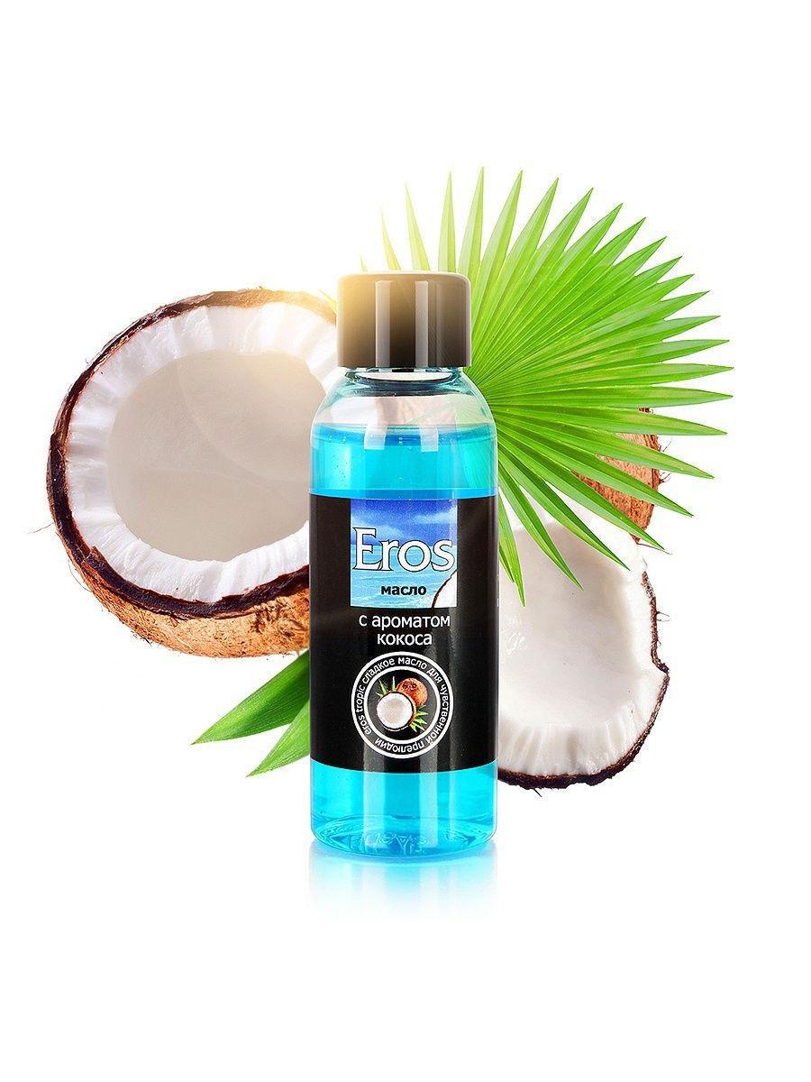 Масло масажне EROS TROPIC (з ароматом кокоса) флакон 50 мл