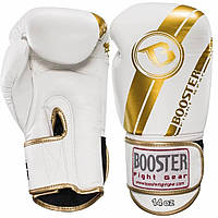 Боксерские перчатки Booster Pro Foil V3 Boxing 12 oz Бело-Золотые Таиланд