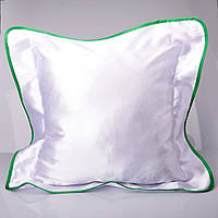 Подушка 35*35 із кольоровою облямівкою 35*35 Зелений