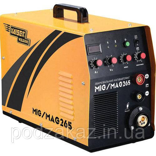 Напівавтомат зварювальний інверторний Kaiser MIG 265 2в1, фото 1