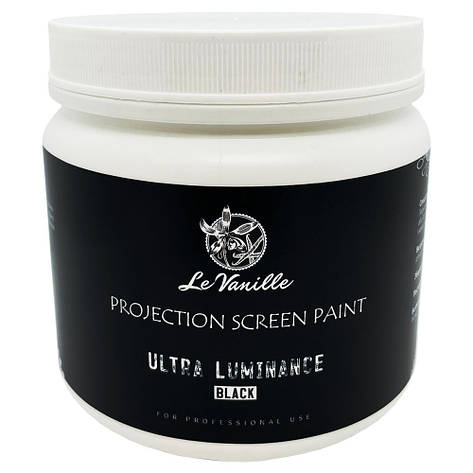 Проекційна фарба LE VANILLE ULTRA LUMINANCE Чорна 1 л, фото 1