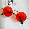 Круглі окуляри Гогли з пружинами Чорний в сріблі, фото 4
