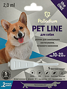 Пет Лайн Pet Line the one Palladium краплі від бліх, кліщів і глистів для собак вагою від 10 до 20 кг, 1 піпетка