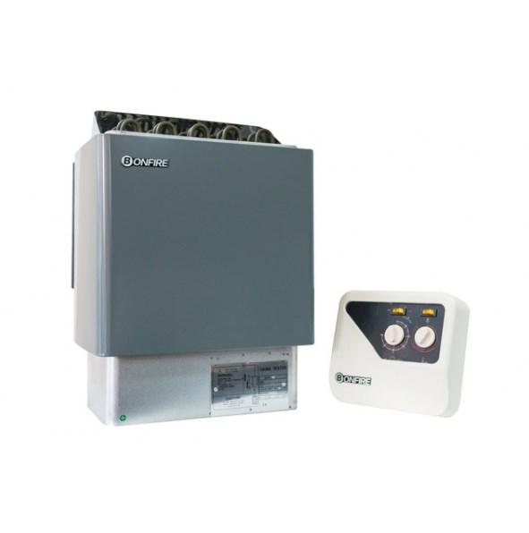 Електрокам'янка піч для сауни і лазні Bonfire Bonfire SCA-90W 9 кВт + Пульт СОN1, фото 1