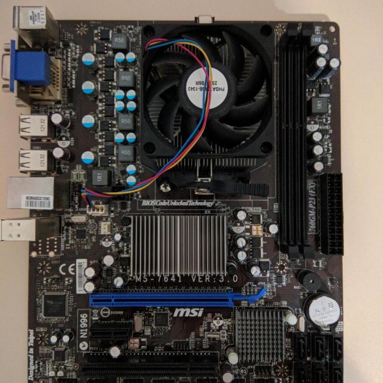 ПОТУЖНИЙ ІГРОВИЙ 4ех ЯДЕРНИЙ Комплект AMD на DDR3 -ПРОЦ AMD sAM3+ FX-4100 ( 4 ЯДРА по 3.6 Ghz)+ Плата MSI