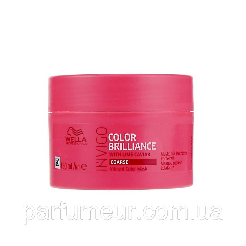 Wella Color Brilliance Coarse Mask Маска для фарбованого жорсткого волосся 150 мл, фото 1