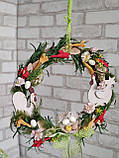 Великодній вінок з сімейкою, Д 35-38 см, фото 4